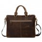 Handmade Crazy Horse Leather Briefcase Messenger 14" 15" Laptop / 13" 15" MacBook Double Handles