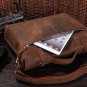 Antique Crazy Horse leather Briefcase Laptop Messenger Bag Ipad 14" 15" Laptop 15" Macbook Bag