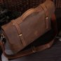 Antique Crazy Horse leather Briefcase Laptop Messenger Bag Ipad 14" 15" Laptop 15" Macbook Bag