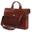 Fashionable Design Handmade Calf Leather Briefcase Messenger 14" 15" Laptop 13" 15" MacBook Bag