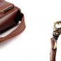 Top Quality Cowhide Leather Briefcase Messenger Bag 14" Laptop 13" MacBook Case in Red Brown