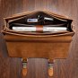Best Gift Crazy Horse Leather Briefcase Laptop Bag Messenger Bag 14" 15" Laptop 13" 15" MacBook