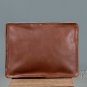 Men's Envelope Clutch Bag Genuine Cowhide Leather Messenger Bag Shoulder Bag in Brown