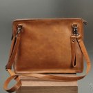 Men's Envelope Clutch Bag Genuine Cowhide Leather Messenger Bag Shoulder Bag in Yellow