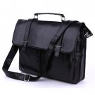 Top Quality Cowhide Genuine Leather Messenger Bag Briefcase Shoulder Bag Tote Computer Bag