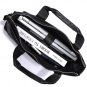 Hot Selling Vintage Leather Men's Black Briefcase 15" Laptop Bag Messenger Handbag in Black