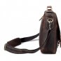 Handmade Vintage Crazy Horse Leather Messenger Briefcase 14" Laptop 15" Macbook Ipad Case Tote Bag