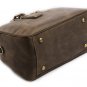 100% Handmade Crazy Horse Leather Business Travel Bag Luggage Baggage Tote Satchel Men's Briefcase