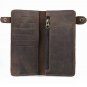 Handmade Antique Crazy Horse Leather Wallet Vintage Tiger Totem Pattern-new