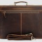 Vintage Handmade Antique Leather Briefcase Cowhide Messenger 14" 15" Laptop 13" 15" MacBook Bag