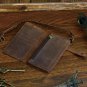 Distressed Genuine Leather Purse Long Wallet Card Holders Change Pocket iPhone Case - K80-31