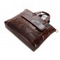 Vintage Leather Brown Macbook Shoulder Bag Messenger Bag Briefcase Tote Satchel - K72-12