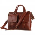 New Cowhide Leather Briefcase Messenger Bag Tote Macbook Bag iPad Case Business Bags-K70-01