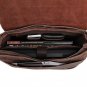 Distressed Crazy Horse Leather Men's Briefcase Shoulder Bag Messenger Bag Cross Body Bag-K72-08