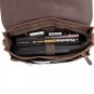 Distressed Leather Men's Shoulder Computer Bag Messenger Bag Cross Body Tote Briefcase - K72-05