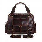 Genuine Vintage Leather Coffee Messenger Bag Handbag Business Bag Briefcase Laptop Bags - K72-06