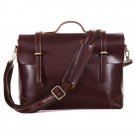 Best Gift For Men Cowhide leather Briefcase Laptop Messenger Bag Ipad 14" 15" Laptop 15" Macbook Bag