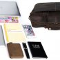 Antique Men's Crazy Horse Leather Handbag Briefcase Messenger 16" Laptop Case--FREE SHIPPING