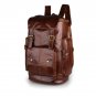 Big Volume Backpack Top Grade Cowhide Leather Travel Bag School Bag 15" Laptop Bag--FREE SHIPPING