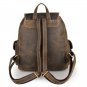 Top Grade Crazy Horse Leather Men's Travel Backpack Bag Coffee Color New Arrival--FREE SHIPPING