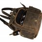 Top Grade Crazy Horse Leather Men's Travel Backpack Bag Coffee Color New Arrival--FREE SHIPPING