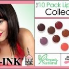 Lip Ink Lot Tinted Waxless Lip Balm (Set of 10)