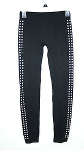 ONE STEP UP WOMENS STRETCH LEGGINGS RN# 63619 SIZE S/M COLOR BLACK