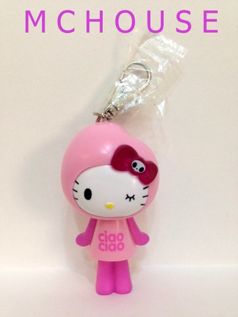 7-11 HK Sanrio Hello Kitty Tokidoki Wonderland Figurine Ciao Kitty Keychain
