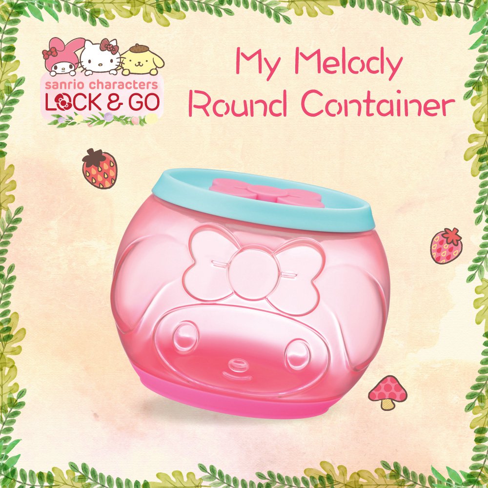 7-11 HK Sanrio "Lock & Go" My Melody Round Container