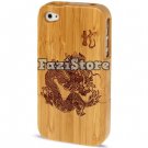 Dragon Iphone 4, iPhone 4 case, iPhone 4s case, Wood iPhone 4 Case