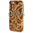 iPhone 5 Gear Wheel, Bamboo iPhone 5 Case, iPhone 5 Case, iPhone 5 Cover