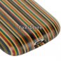 Colorful Stripe Pattern, Myrtus Wood Case, Samsung Galaxy S3 Mini Case, Galaxy S3 Mini