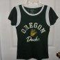 New Women's Blue 84 OREGON DUCKS Green White Yellow Glitter Medium Shirt