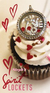 Steph's Spirit Lockets Medium Crystal Love & Key Locket With 18-20" Necklace NIB