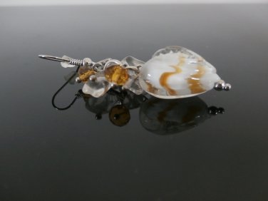 morano glass earrings