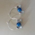 bead hoop earrings