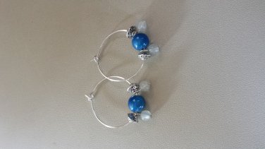 bead hoop earrings