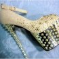 2013 sexy ultra high heels rivet platform