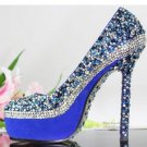 Handmade Swarovski Crystal High Heels Lady Loyal