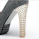 Sexy Waterproof heels, Rivet Hedgehog Shoes