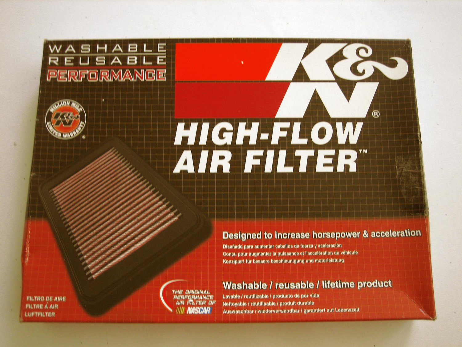New K&N 33-2967 Replacement Air Filter