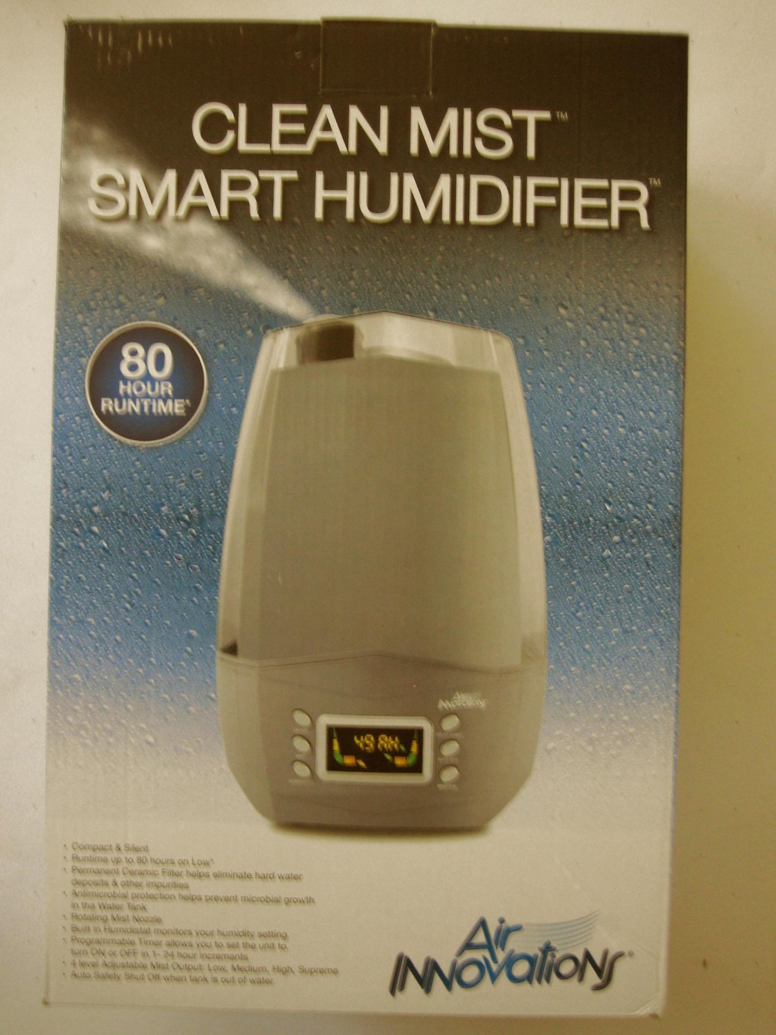 NEW Air Innovations MH-512 Digital Clean Mist Humidifier 5.7L Platinum