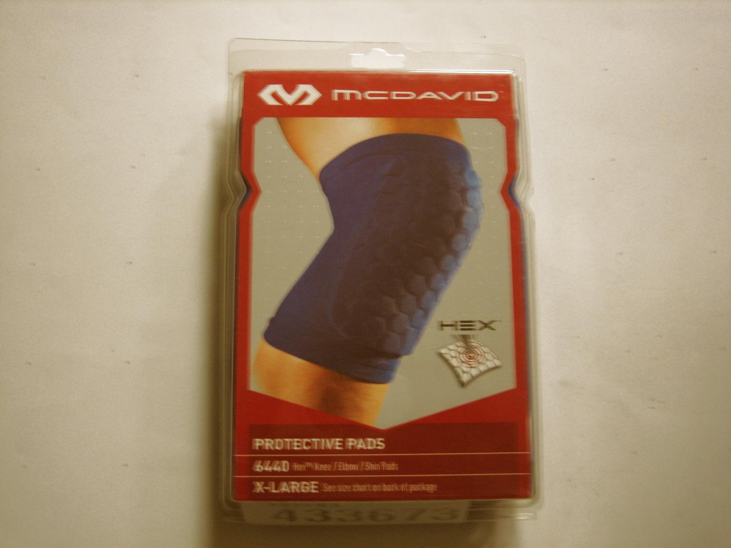 New Mcdavid Sports Medicine 6440 Hex Knee Elbow Shin Pad Extra Large