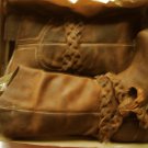 New Bed Stu Womens Saphire Distressed Leather Boots Tan Greenland 6