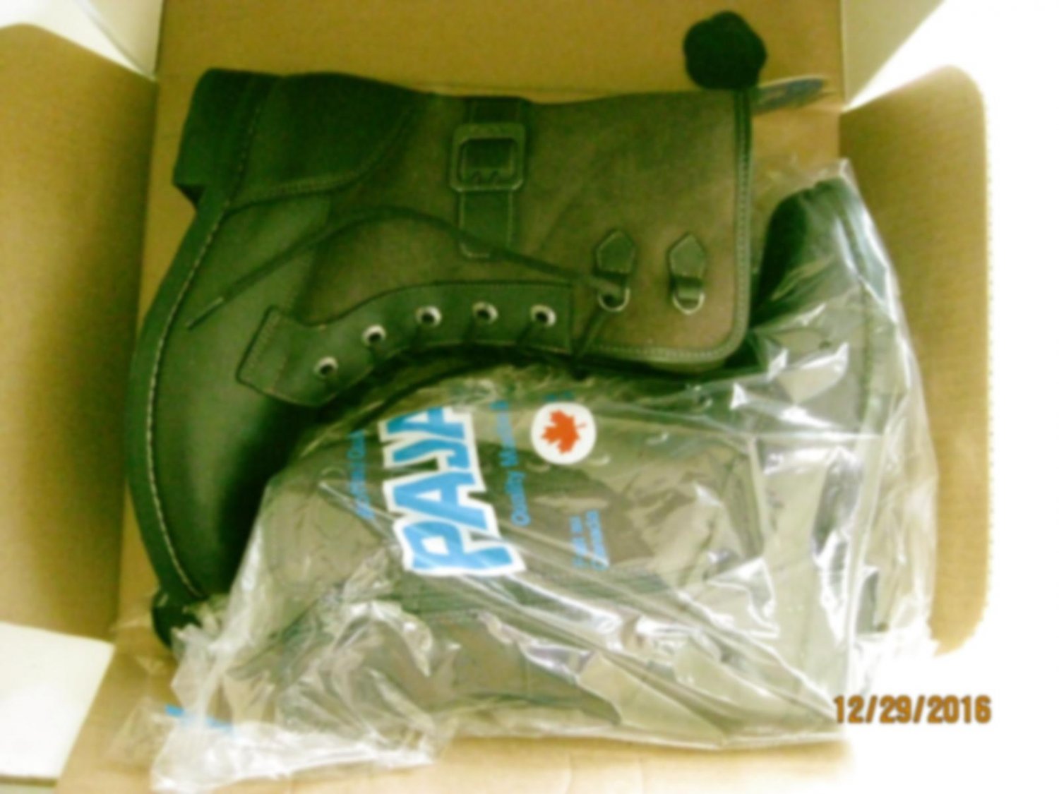 New Pajar 0150 Womens Caroll Brown Leather Mid-Calf Boots Shoes 6 Medium (B,M)
