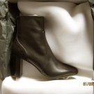 New Aquatalia by Marvin K  Womens Vianne Black Ankle Boots 8.5 Medium (B,M)