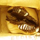 New Bed Stu Womens  Esther  Leather Wedge Heels Size 8.5 M