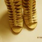 NEW FRYE Sofia Braided Peep-Toe Gladiator Boot 11m