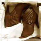 New Sigerson Morrison  Womens Myla Red Leather Booties Shoes 9 Medium  & More!!