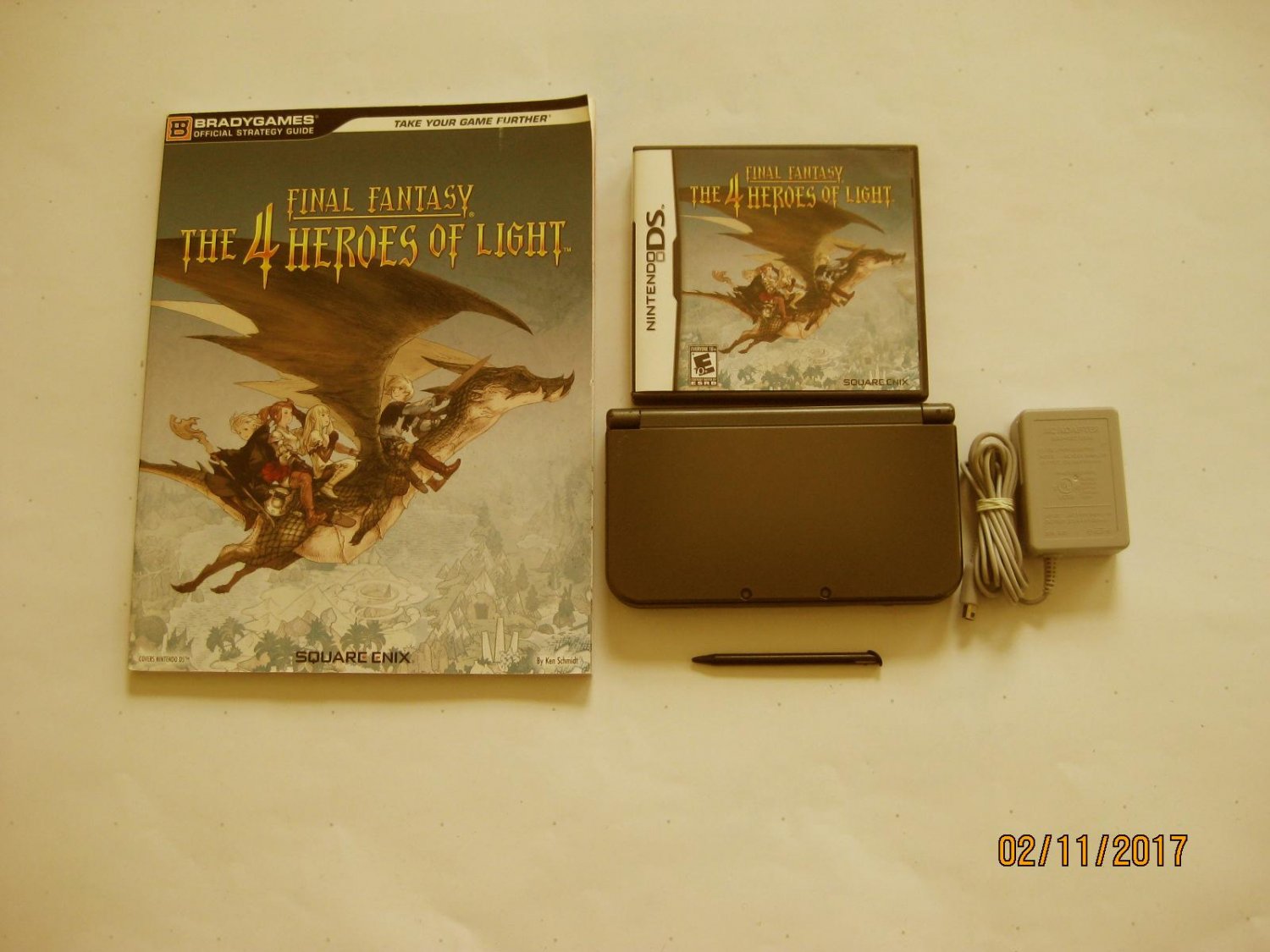 Nintendo New 3DS XL Black 10.7 Firmware w FF 4 Heroes & More